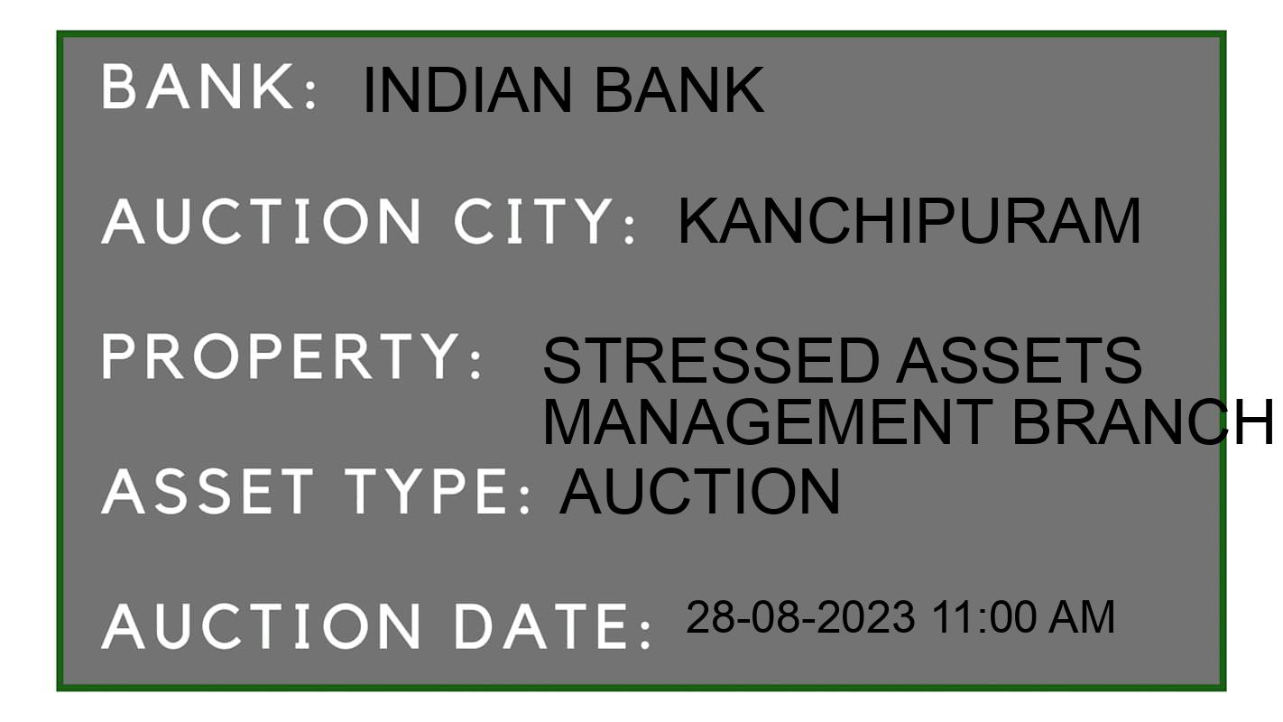 Auction Bank India - ID No: 179515 - Indian Bank Auction of Indian Bank Auctions for Land And Building in Chengalpattu Taluk, Kanchipuram