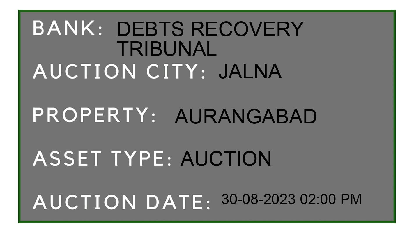 Auction Bank India - ID No: 179691 - Debts Recovery Tribunal Auction of Debts Recovery Tribunal Auctions for Plot in jalna, jalna