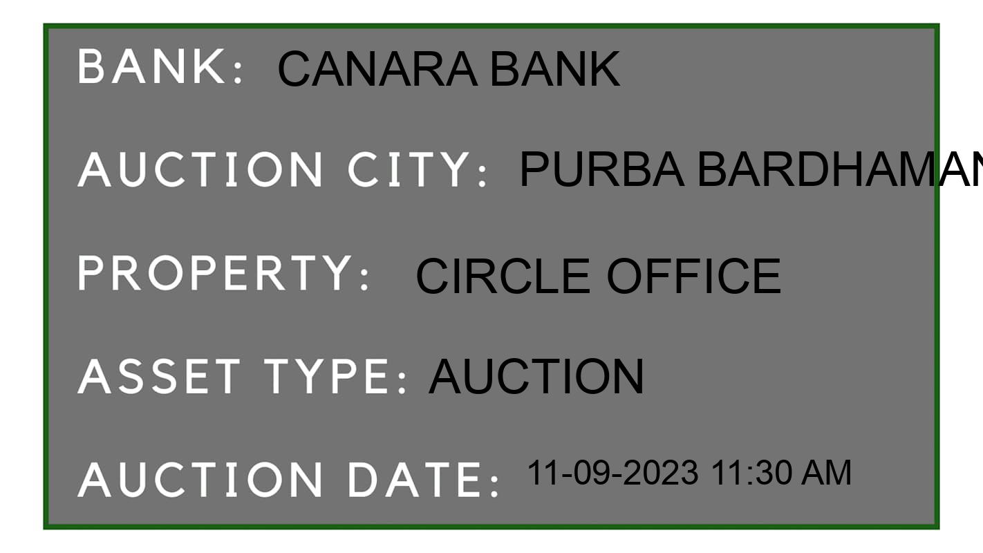 Auction Bank India - ID No: 179975 - Canara Bank Auction of Canara Bank Auctions for Land in Purba Bardhaman, Purba Bardhaman