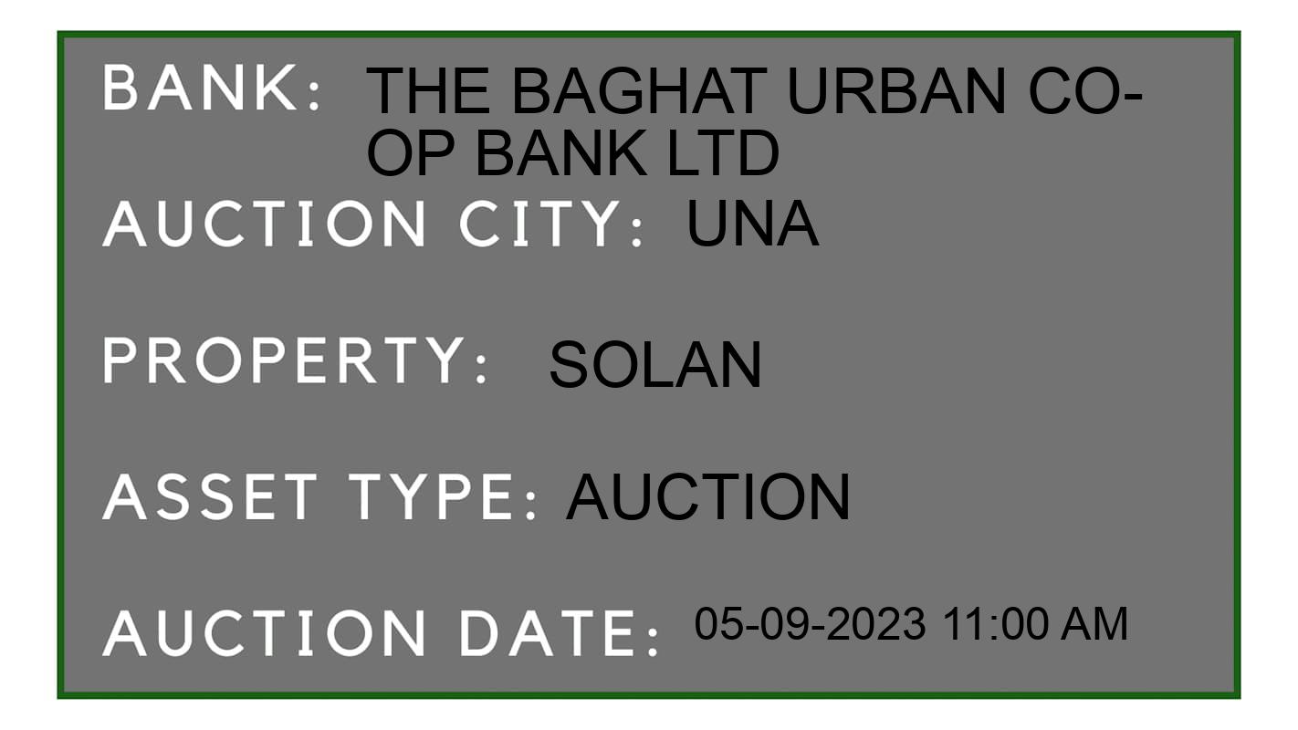 Auction Bank India - ID No: 180570 - The Baghat Urban Co-Op Bank Ltd Auction of The Baghat Urban Co-Op Bank Ltd Auctions for Land And Building in Bangana, Una