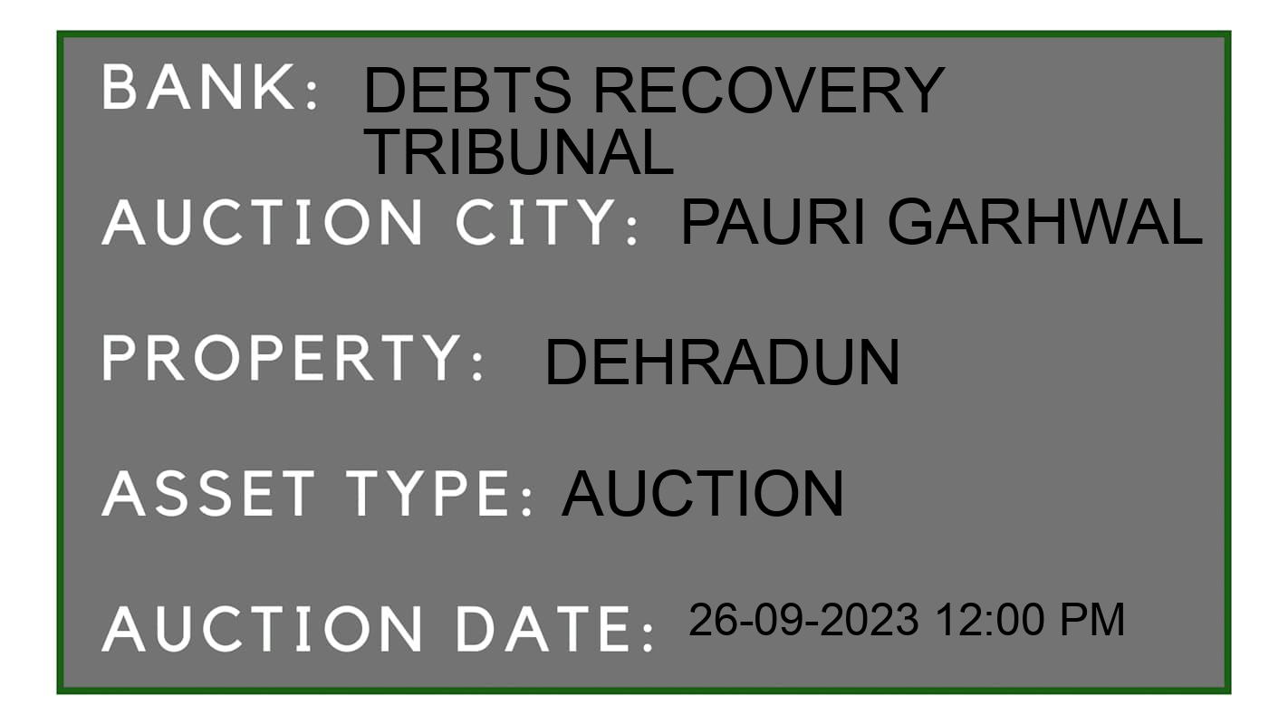 Auction Bank India - ID No: 180846 - Debts Recovery Tribunal Auction of Debts Recovery Tribunal Auctions for Plant & Machinery in Kotdwer, Pauri Garhwal
