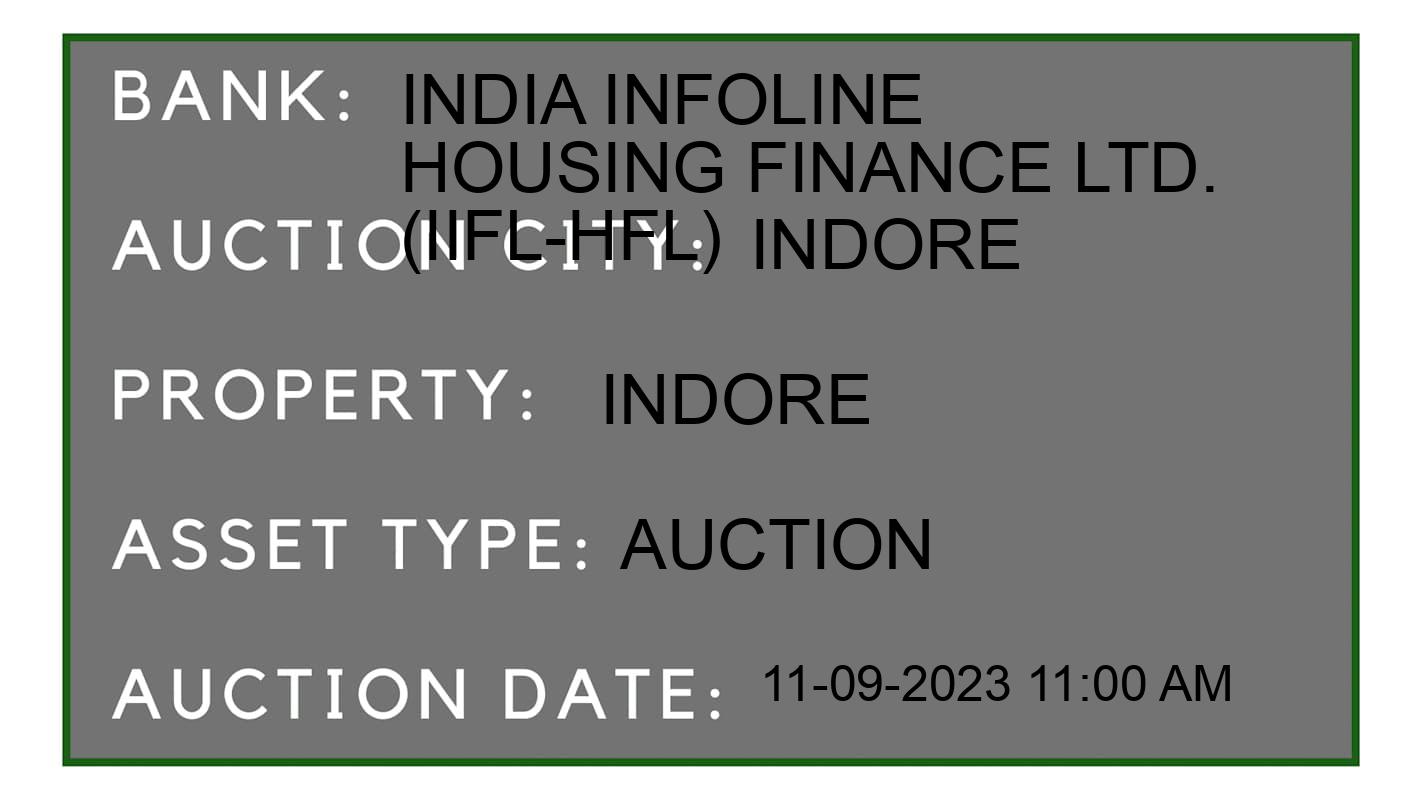 Auction Bank India - ID No: 180935 - India Infoline Housing Finance Ltd. (IIFL-HFL) Auction of India Infoline Housing Finance Ltd. (IIFL-HFL) Auctions for Residential Flat in Indore, Indore