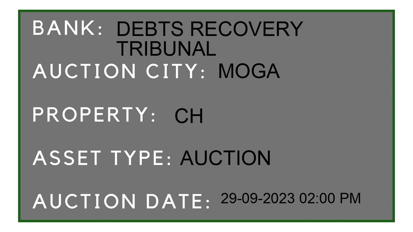 Auction Bank India - ID No: 180979 - Debts Recovery Tribunal Auction of Debts Recovery Tribunal Auctions for Industrial Land in Moga, Moga
