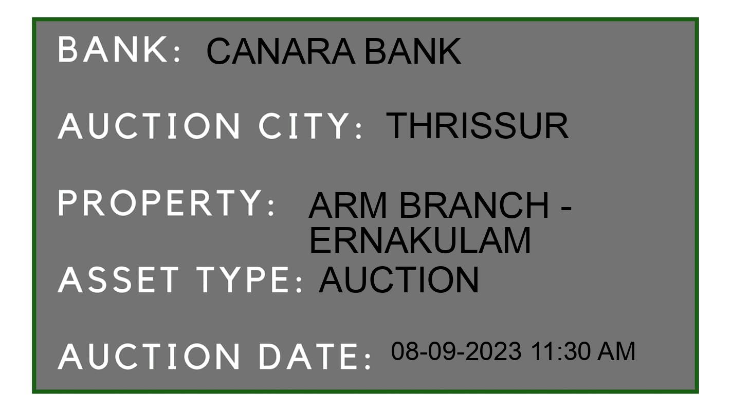 Auction Bank India - ID No: 181027 - Canara Bank Auction of Canara Bank Auctions for Land And Building in Kodungalloor, Thrissur