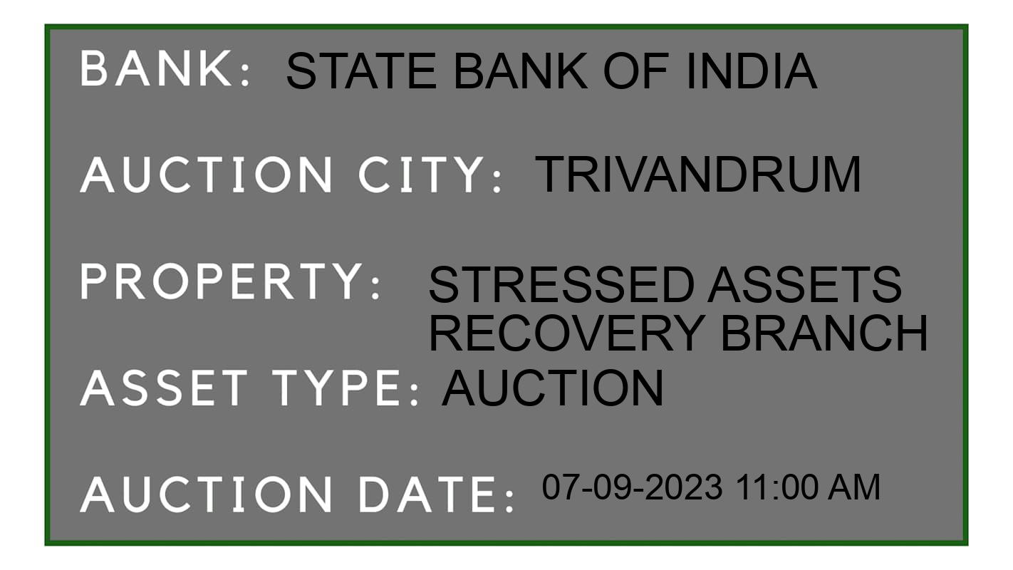 Auction Bank India - ID No: 181043 - State Bank of India Auction of State Bank of India Auctions for Plant & Machinery in Kattakkada, Trivandrum