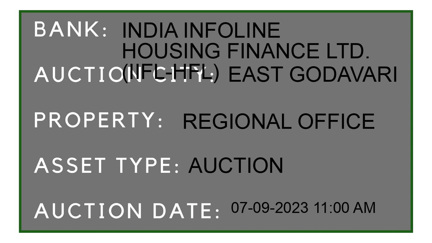 Auction Bank India - ID No: 181147 - India Infoline Housing Finance Ltd. (IIFL-HFL) Auction of India Infoline Housing Finance Ltd. (IIFL-HFL) Auctions for Residential Flat in Kakinada, East Godavari