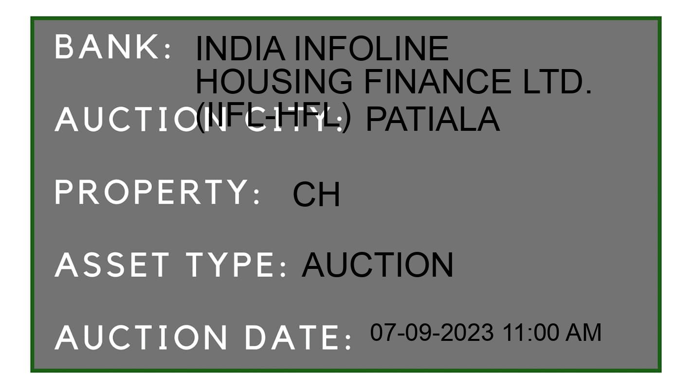 Auction Bank India - ID No: 181150 - India Infoline Housing Finance Ltd. (IIFL-HFL) Auction of India Infoline Housing Finance Ltd. (IIFL-HFL) Auctions for Plot in Rajpura, Patiala