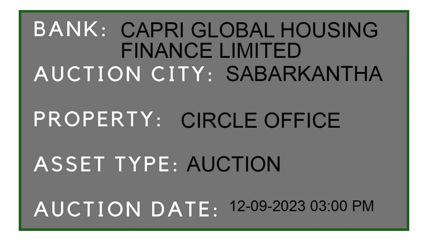 Auction Bank India - ID No: 181763 - Capri Global Housing Finance Limited Auction of Capri Global Housing Finance Limited Auctions for Residential Flat in Himmatnagar, Sabarkantha