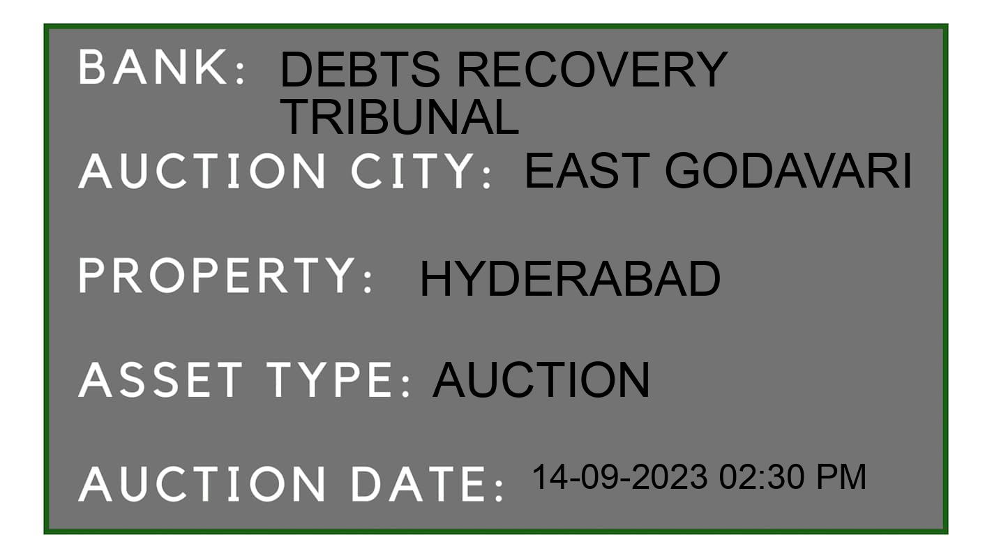 Auction Bank India - ID No: 181802 - Debts Recovery Tribunal Auction of Debts Recovery Tribunal Auctions for Plot in East Godavari, East Godavari