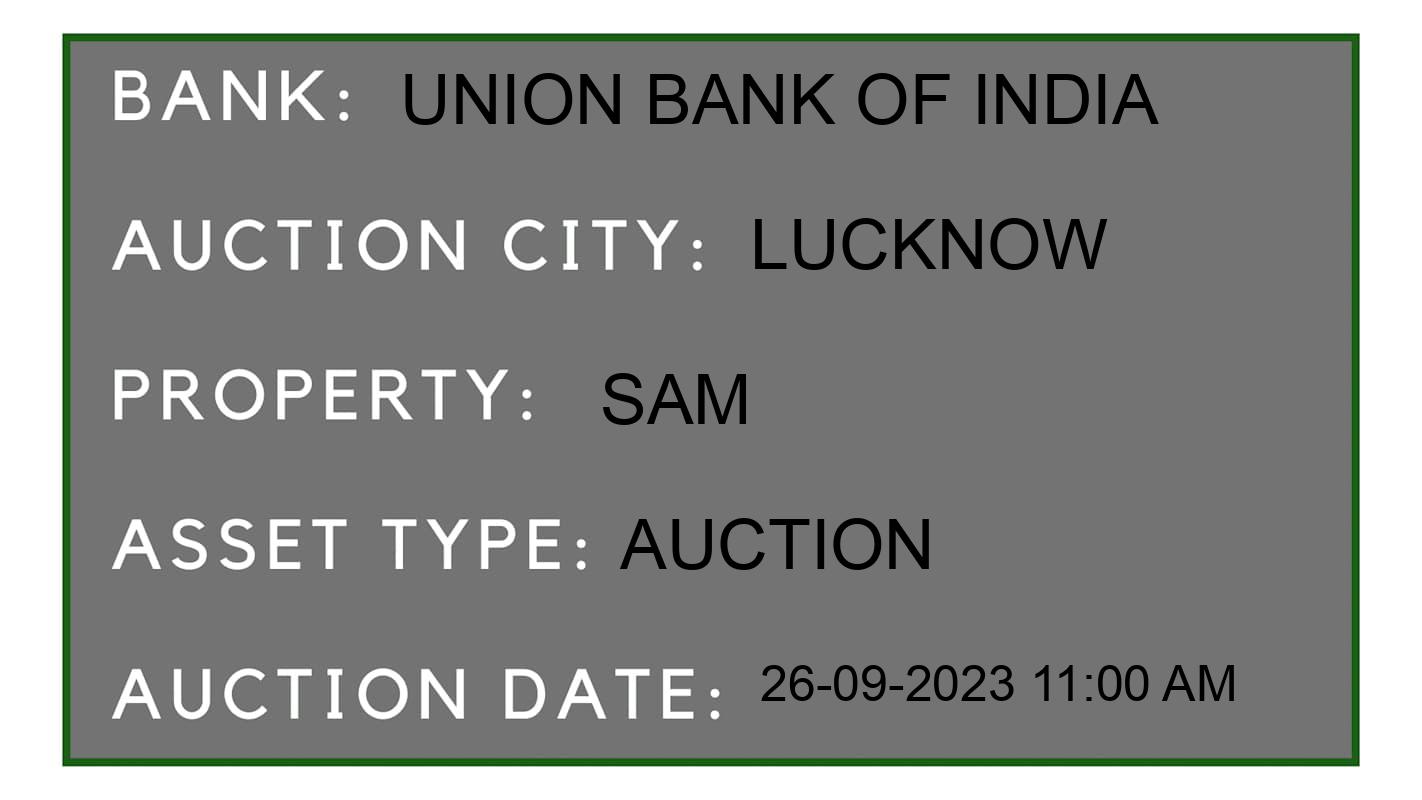 Auction Bank India - ID No: 181888 - Union Bank of India Auction of Union Bank of India Auctions for Residential House in Faizabad Road, Lucknow