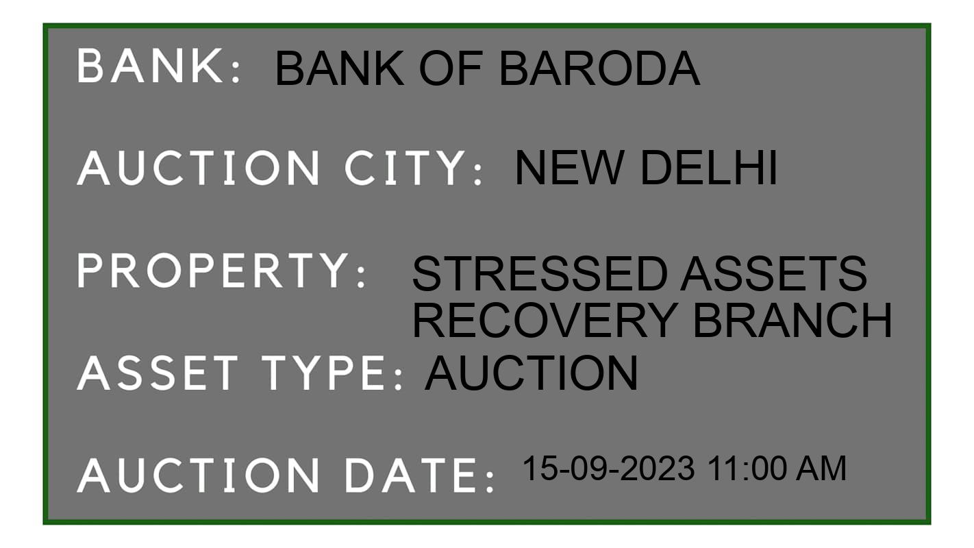 Auction Bank India - ID No: 182566 - Bank of Baroda Auction of Bank of Baroda Auctions for Plot in Jain Colony, New Delhi