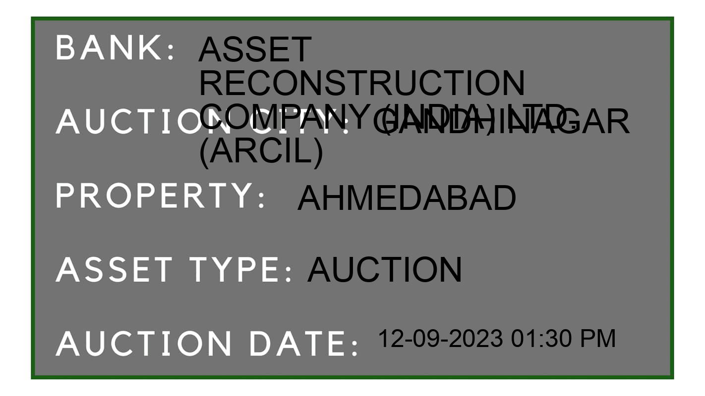 Auction Bank India - ID No: 182847 - Asset  Reconstruction Company (India) Ltd. (Arcil) Auction of Asset  Reconstruction Company (India) Ltd. (Arcil) Auctions for Residential Flat in Sughad, Gandhinagar