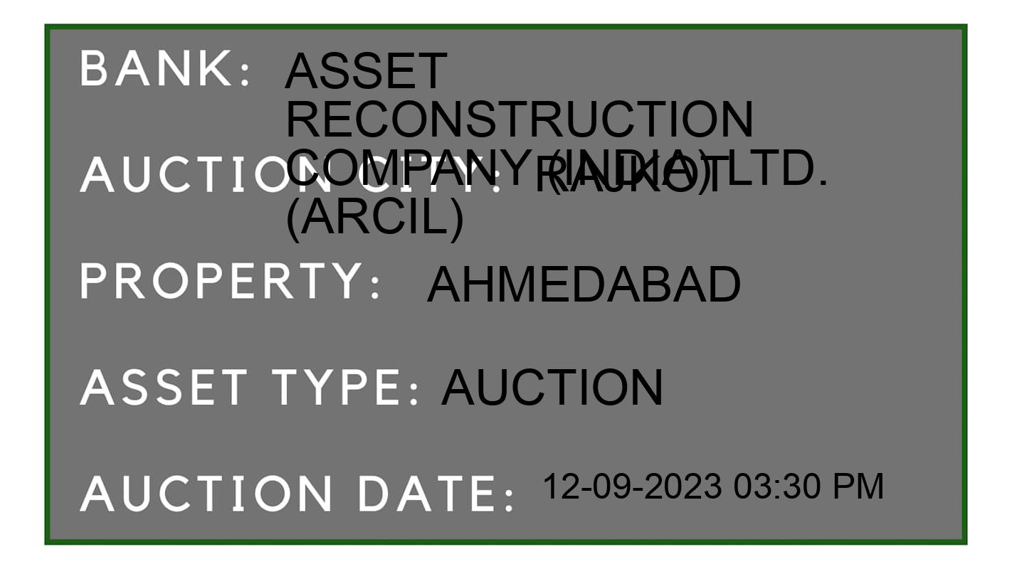 Auction Bank India - ID No: 182850 - Asset  Reconstruction Company (India) Ltd. (Arcil) Auction of Asset  Reconstruction Company (India) Ltd. (Arcil) Auctions for Residential Flat in Kalawad, Rajkot