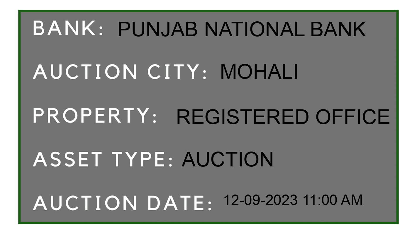 Auction Bank India - ID No: 183532 - Punjab National Bank Auction of Punjab National Bank Auctions for Residential House in Sahibzada Ajit Singh Nagar, Mohali