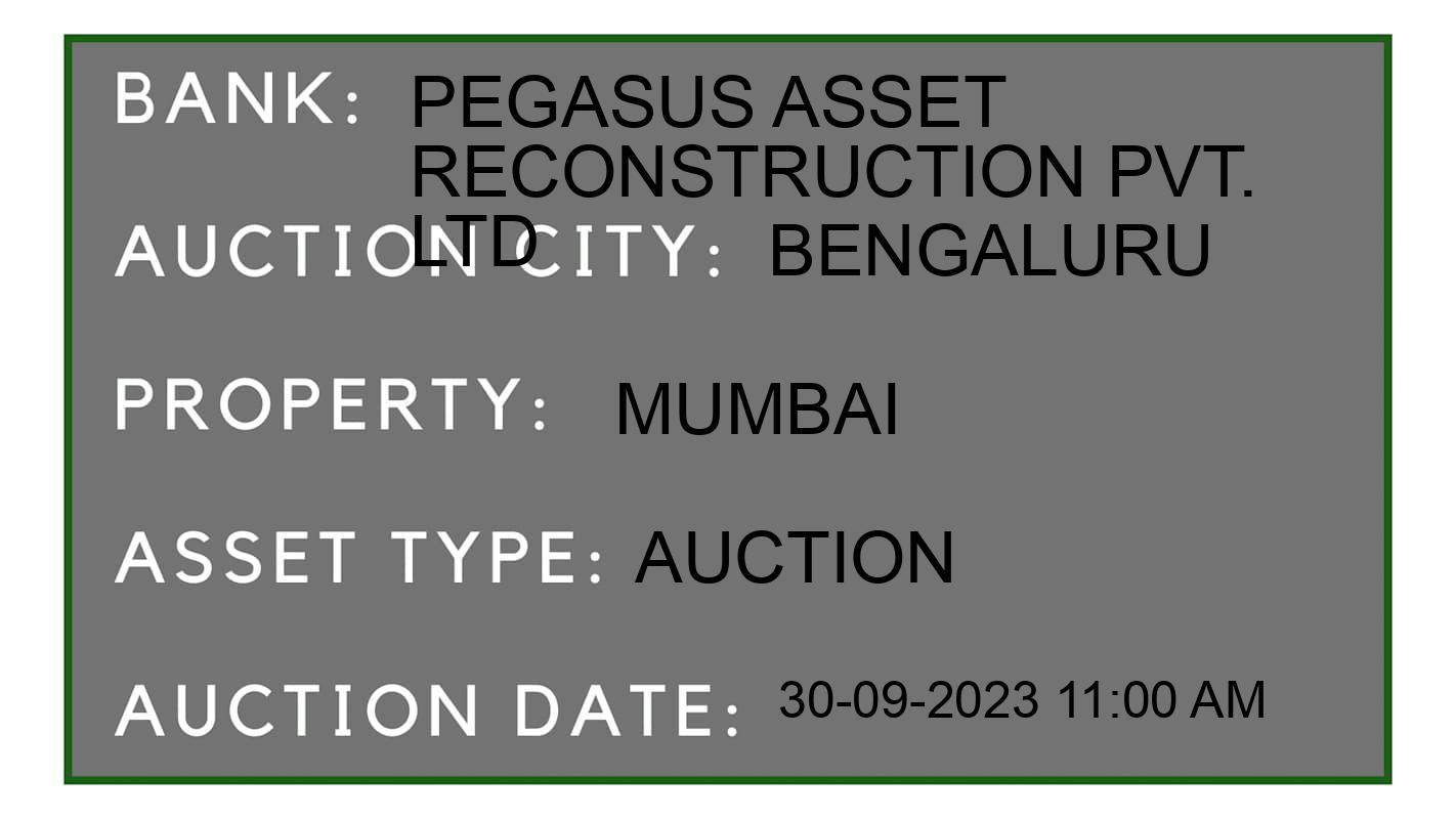 Auction Bank India - ID No: 183774 - Pegasus Asset Reconstruction Pvt. Ltd Auction of Pegasus Asset Reconstruction Pvt. Ltd Auctions for Land in Hesaraghatta Hobli, Bengaluru