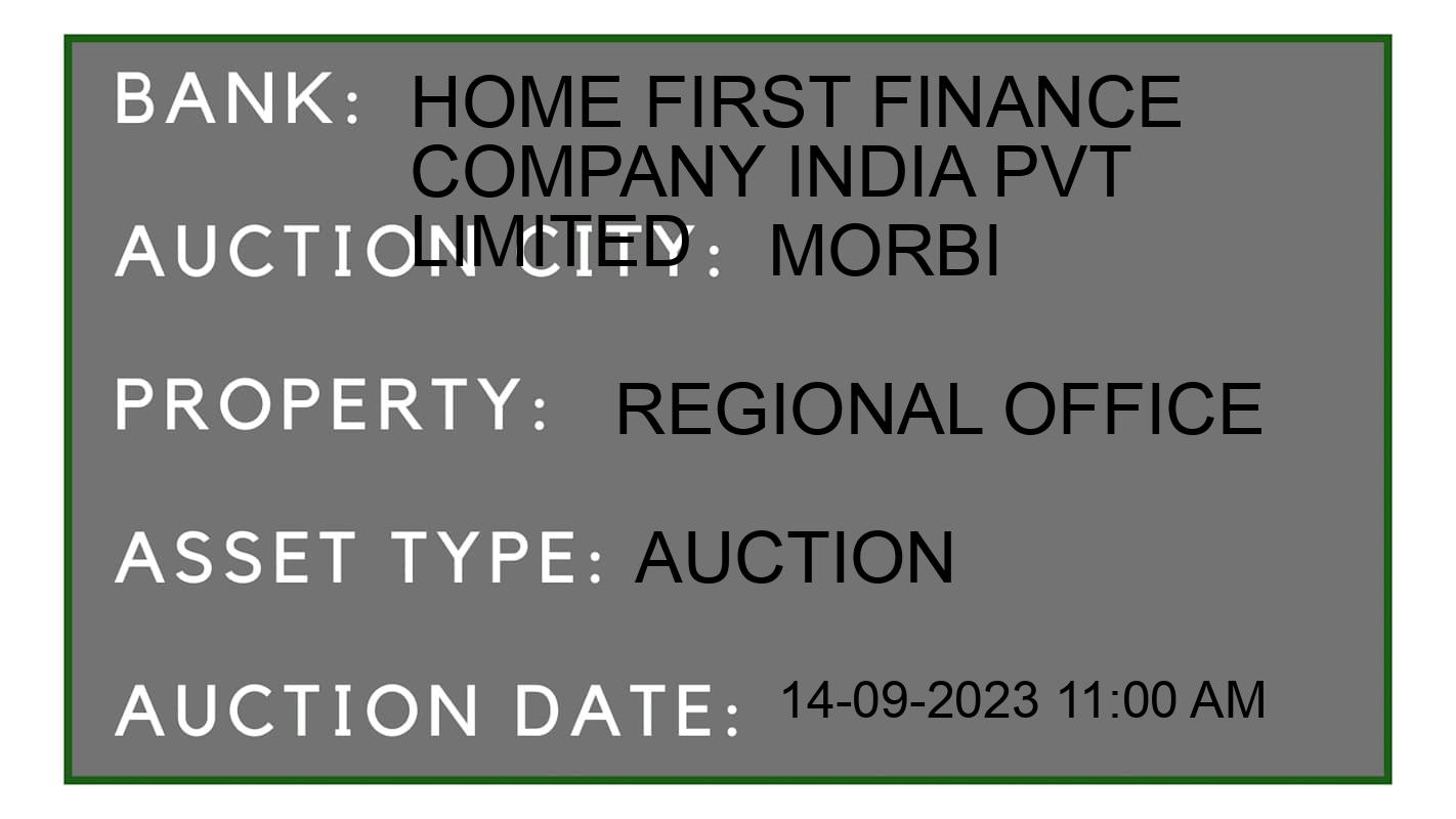 Auction Bank India - ID No: 184185 - Home First Finance Company India Pvt Limited Auction of Home First Finance Company India Pvt Limited Auctions for Plot in Jambudiya, Morbi