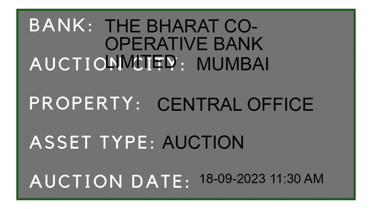 Auction Bank India - ID No: 184495 - The Bharat Co-Operative Bank Limited Auction of The Bharat Co-Operative Bank Limited Auctions for Residential Flat in Jogeshwari West, Mumbai