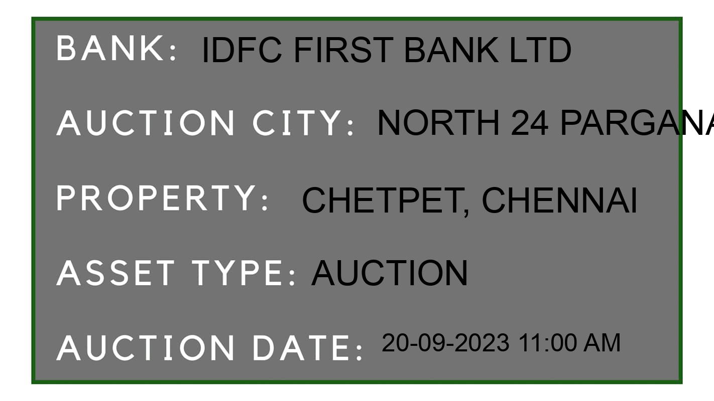 Auction Bank India - ID No: 184505 - IDFC First Bank Ltd Auction of IDFC First Bank Ltd Auctions for Land in barasat, North 24 Parganas