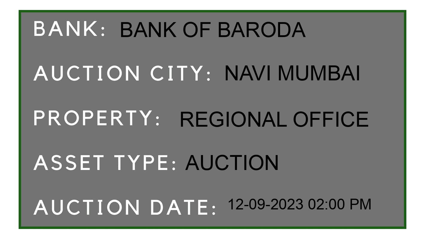 Auction Bank India - ID No: 184537 - Bank of Baroda Auction of Bank of Baroda Auctions for Residential Flat in Nerul, Navi Mumbai