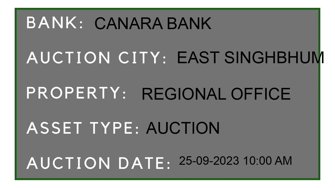 Auction Bank India - ID No: 184781 - Canara Bank Auction of Canara Bank Auctions for Land in Bahragora, East Singhbhum