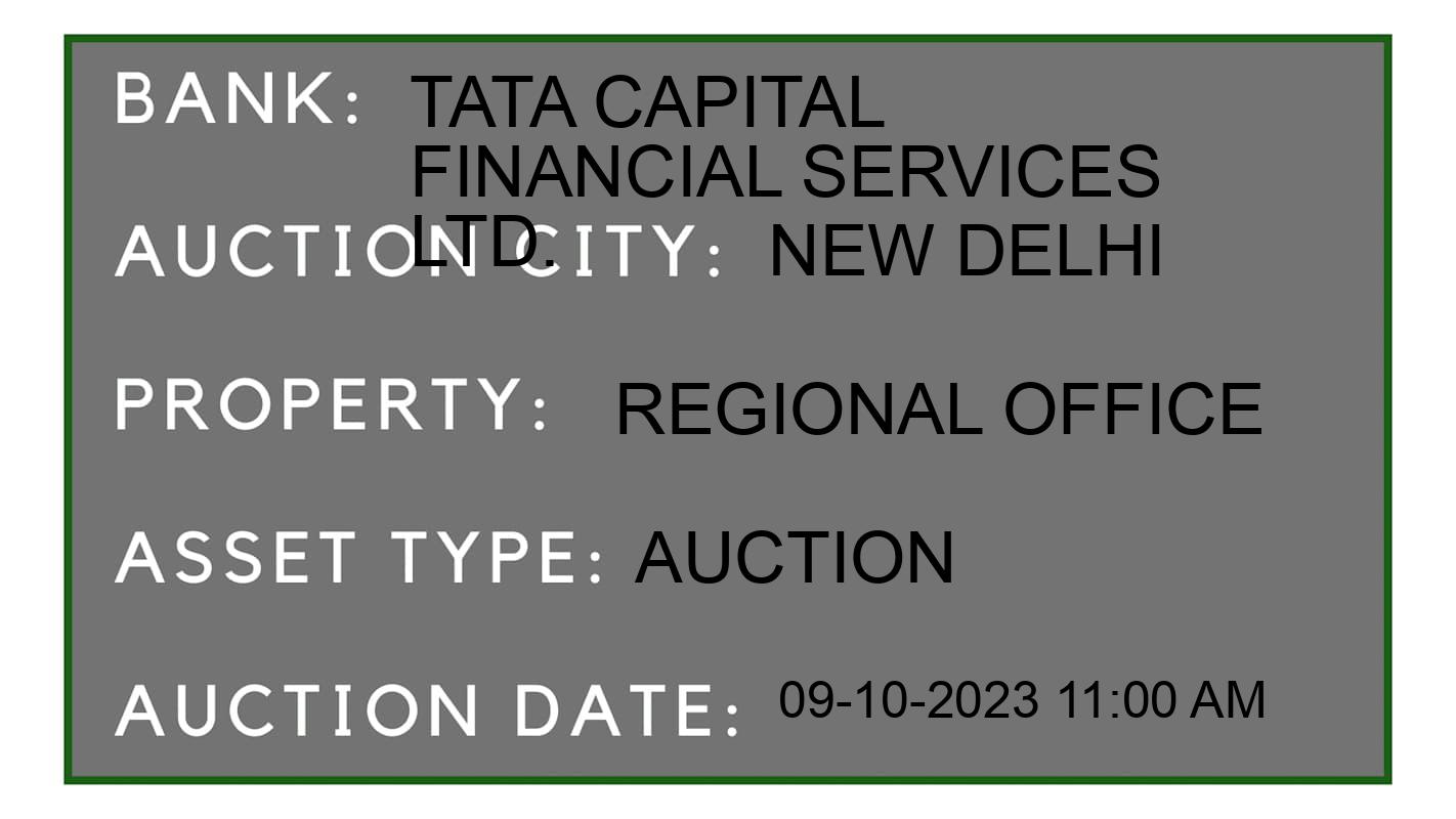 Auction Bank India - ID No: 184954 - Tata Capital Financial Services Ltd. Auction of Tata Capital Financial Services Ltd. Auctions for Residential Flat in New Delhi, New Delhi