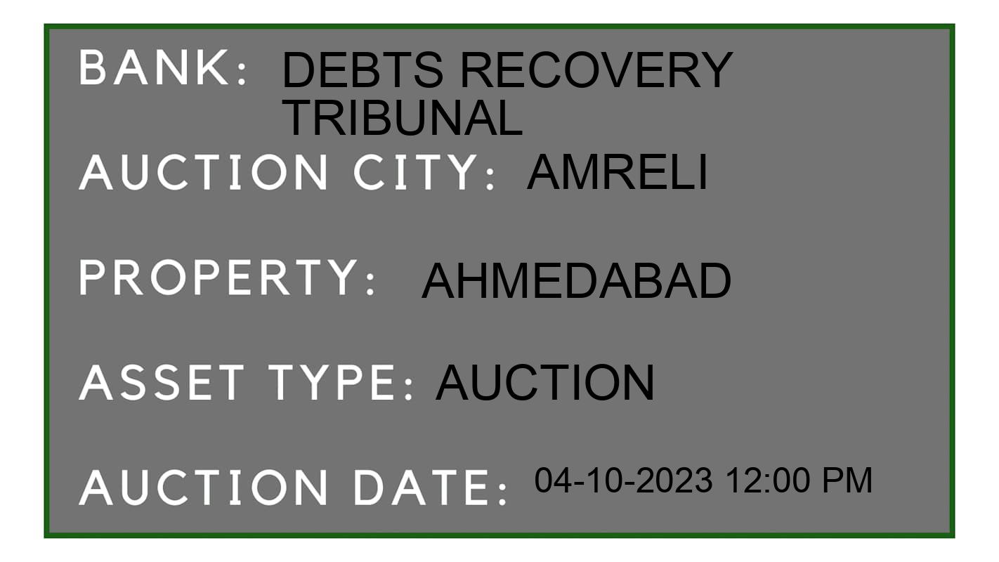 Auction Bank India - ID No: 185105 - Debts Recovery Tribunal Auction of Debts Recovery Tribunal Auctions for Plot in Amreli, Amreli