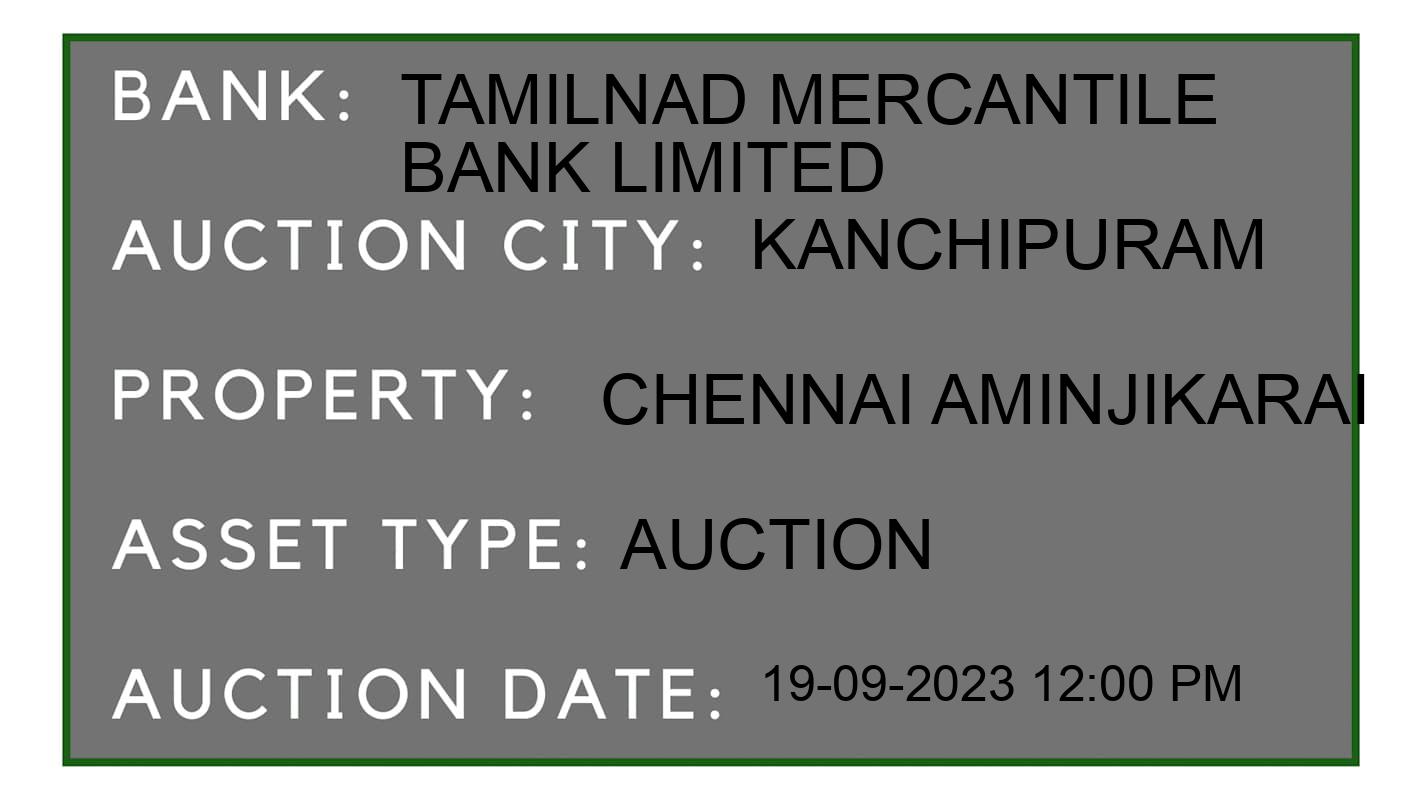 Auction Bank India - ID No: 185118 - Tamilnad Mercantile Bank Limited Auction of Tamilnad Mercantile Bank Limited Auctions for Land And Building in Sriperumbudur, Kanchipuram