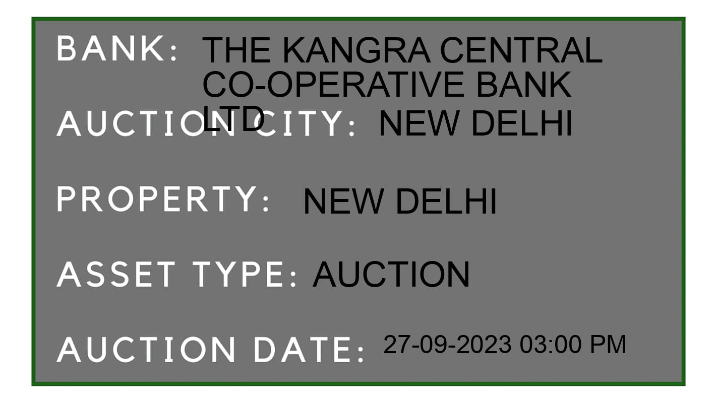 Auction Bank India - ID No: 185828 - The Kangra Central Co-Operative Bank Ltd Auction of The Kangra Central Co-Operative Bank Ltd Auctions for Commercial Property in Nasirpur, New Delhi