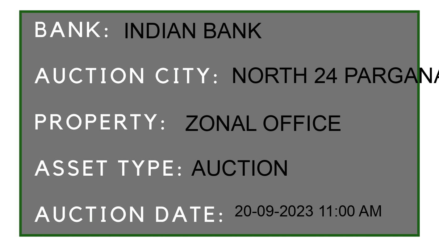Auction Bank India - ID No: 185989 - Indian Bank Auction of Indian Bank Auctions for Residential Flat in North 24 Parganas, North 24 Parganas