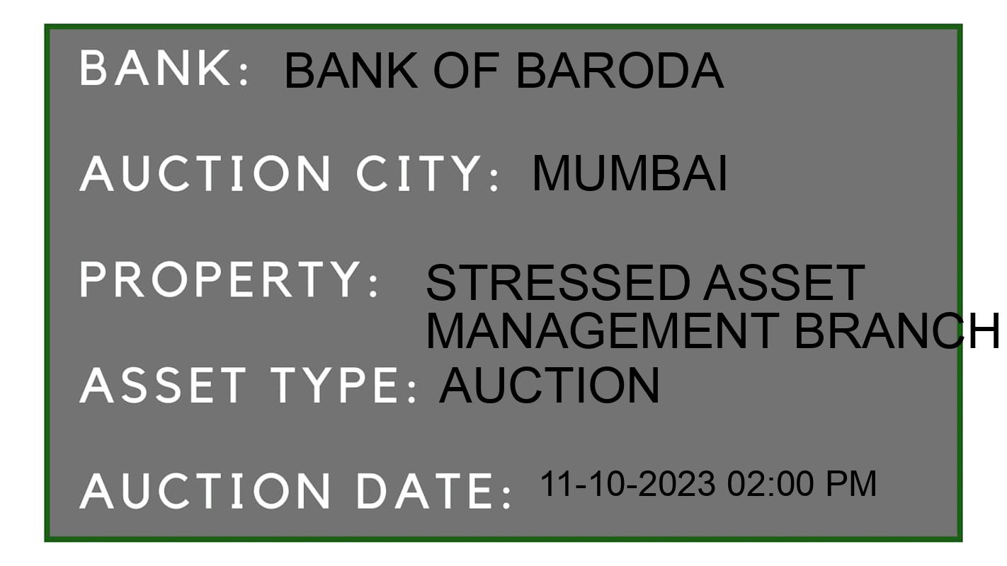 Auction Bank India - ID No: 186057 - Bank of Baroda Auction of Bank of Baroda Auctions for Commercial Office in Jogeshwari West, Mumbai