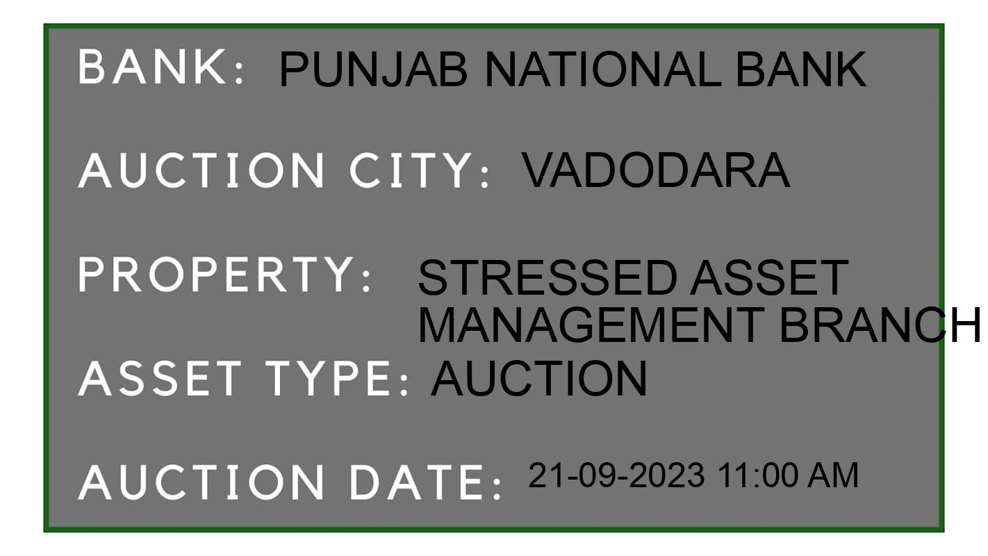 Auction Bank India - ID No: 186219 - Punjab National Bank Auction of Punjab National Bank Auctions for Factory Land & Building in Savli, Vadodara