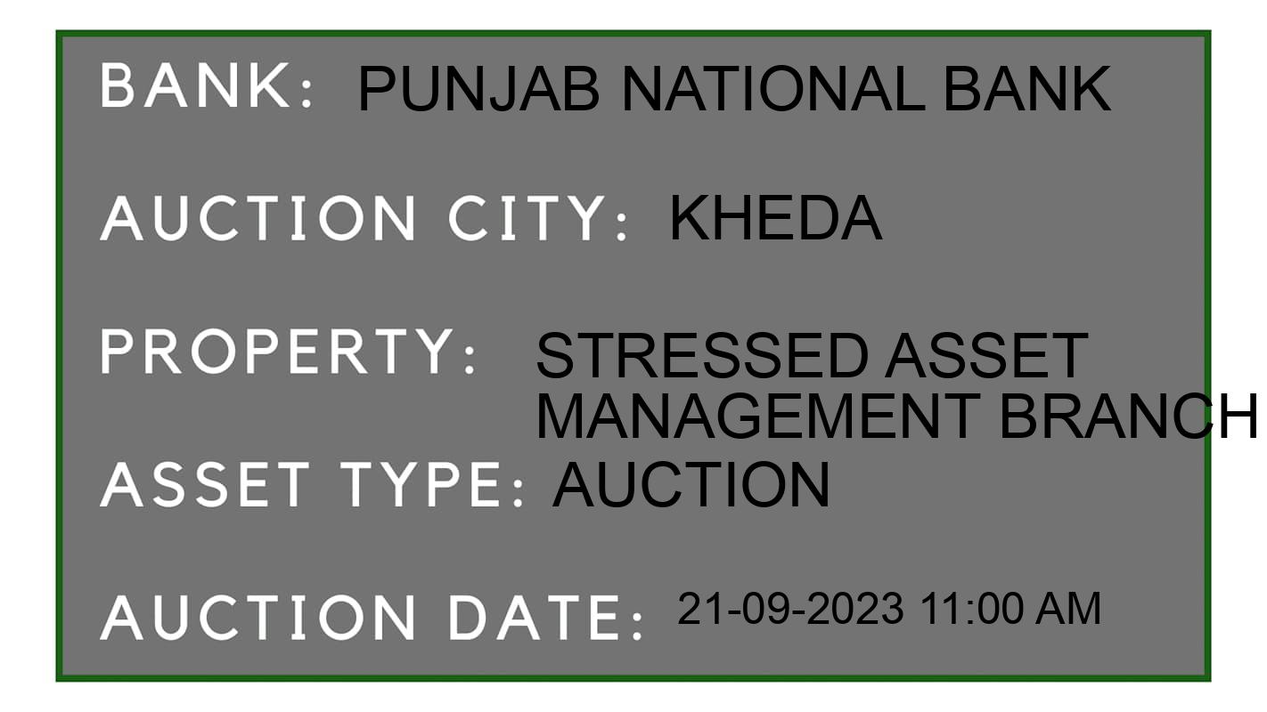 Auction Bank India - ID No: 186223 - Punjab National Bank Auction of Punjab National Bank Auctions for Plot in Kathal, Kheda