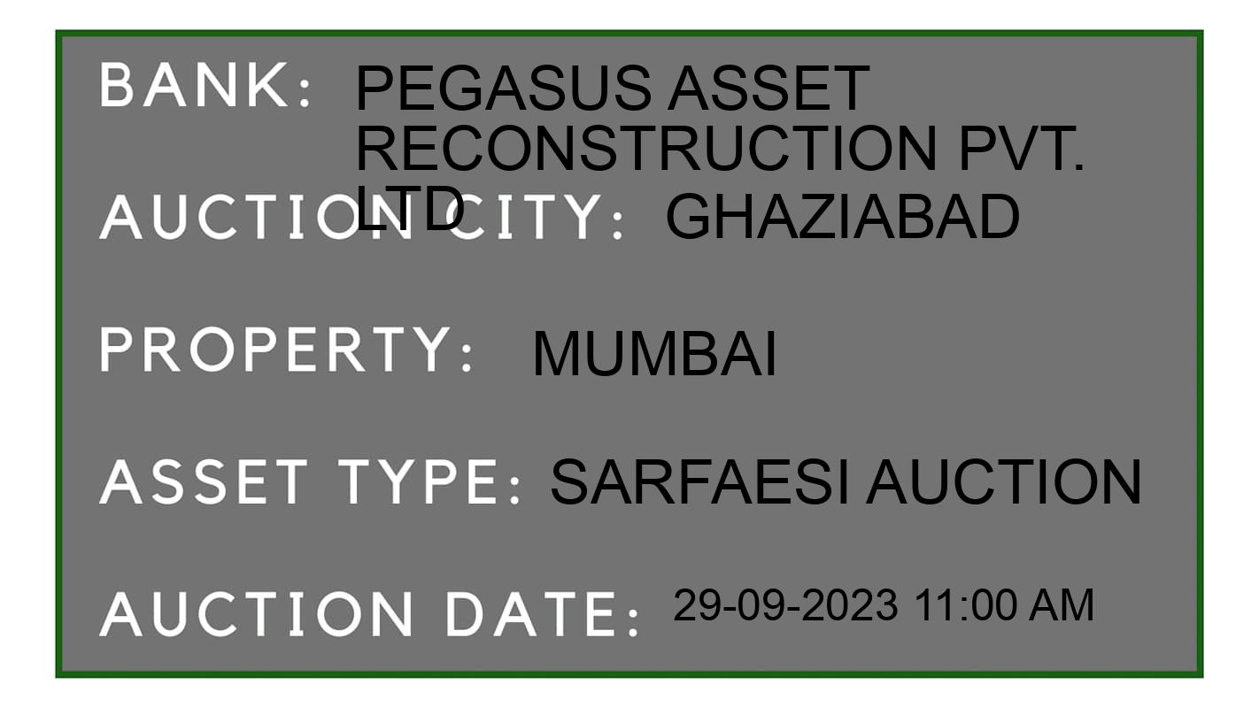 Auction Bank India - ID No: 186980 - Pegasus Asset Reconstruction Pvt. Ltd Auction of Pegasus Asset Reconstruction Pvt. Ltd auction for Residential Flat in Ghaziabad, Ghaziabad