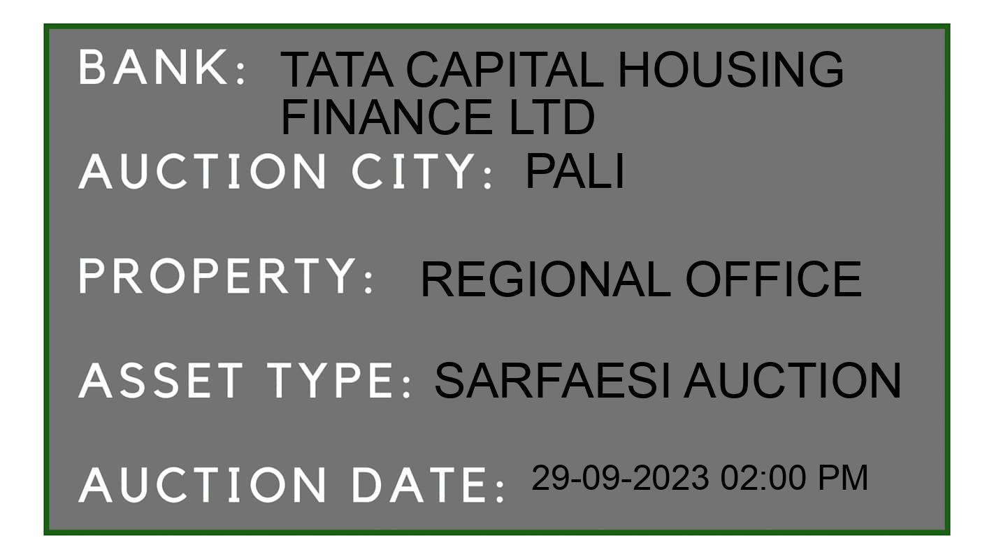 Auction Bank India - ID No: 188626 - Tata Capital Housing Finance Ltd Auction of Tata Capital Housing Finance Ltd auction for Residential House in Pali, Pali