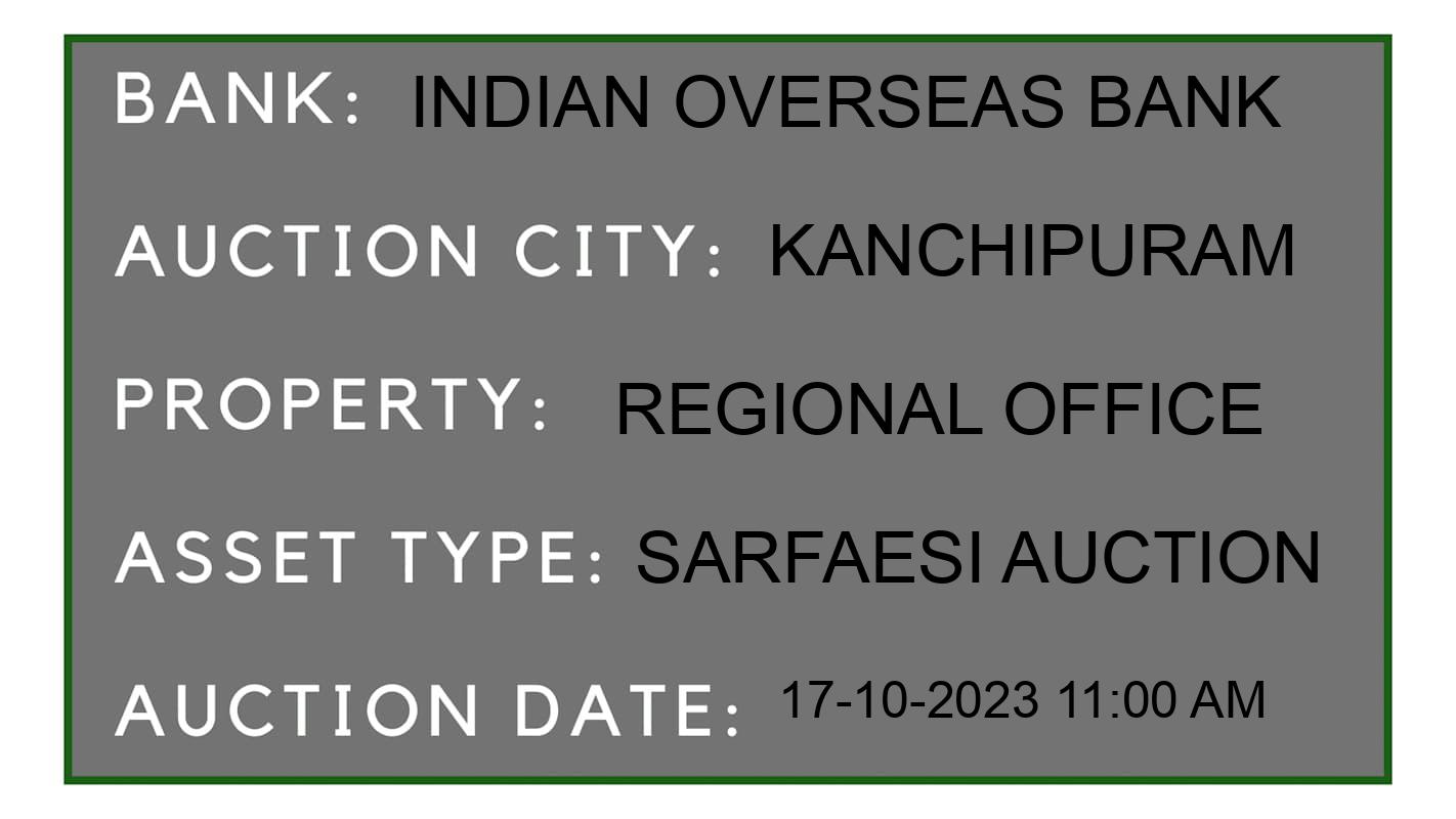 Auction Bank India - ID No: 188691 - Indian Overseas Bank Auction of Indian Overseas Bank auction for Land And Building in Sriperumbudur, Kanchipuram