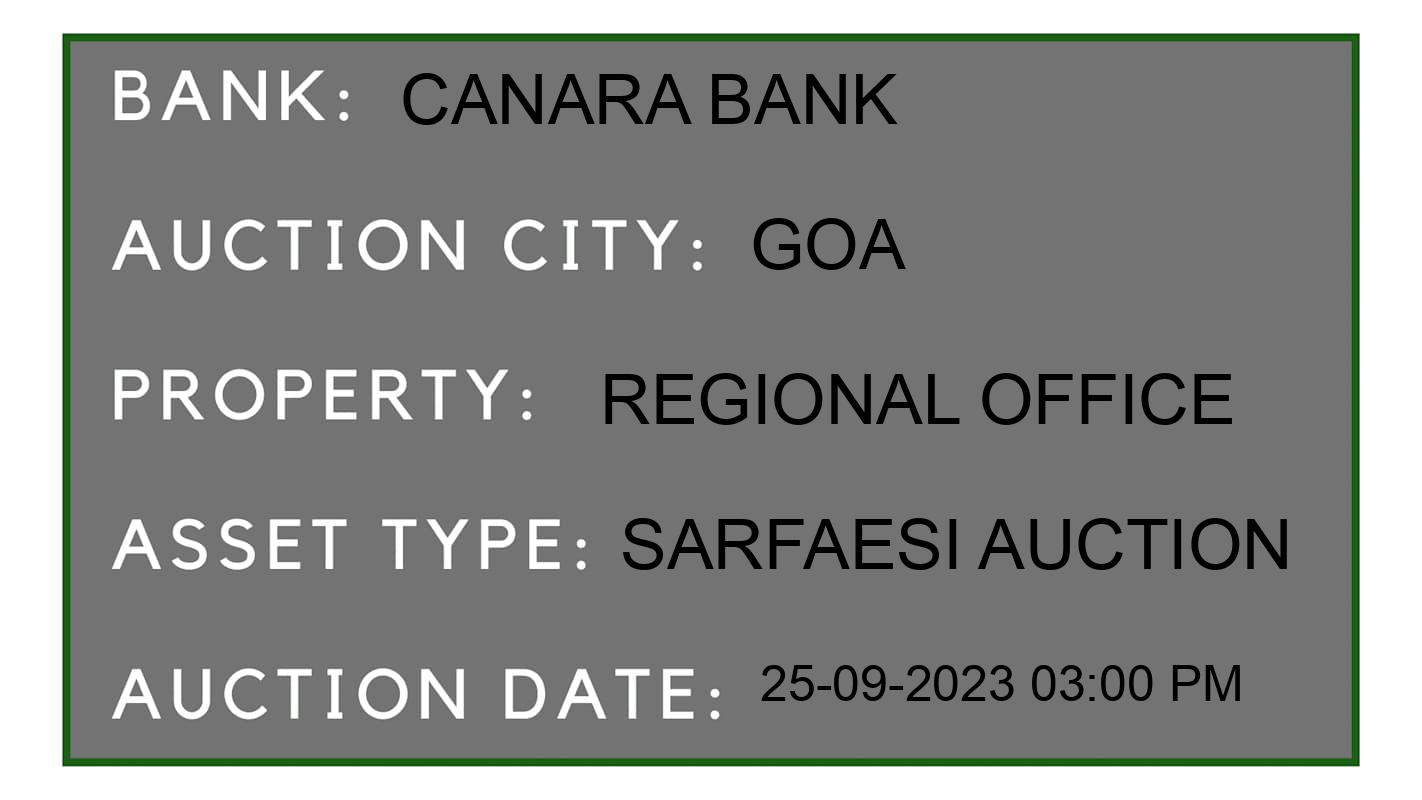 Auction Bank India - ID No: 189017 - Canara Bank Auction of Canara Bank auction for Residential Flat in Ponda, Goa