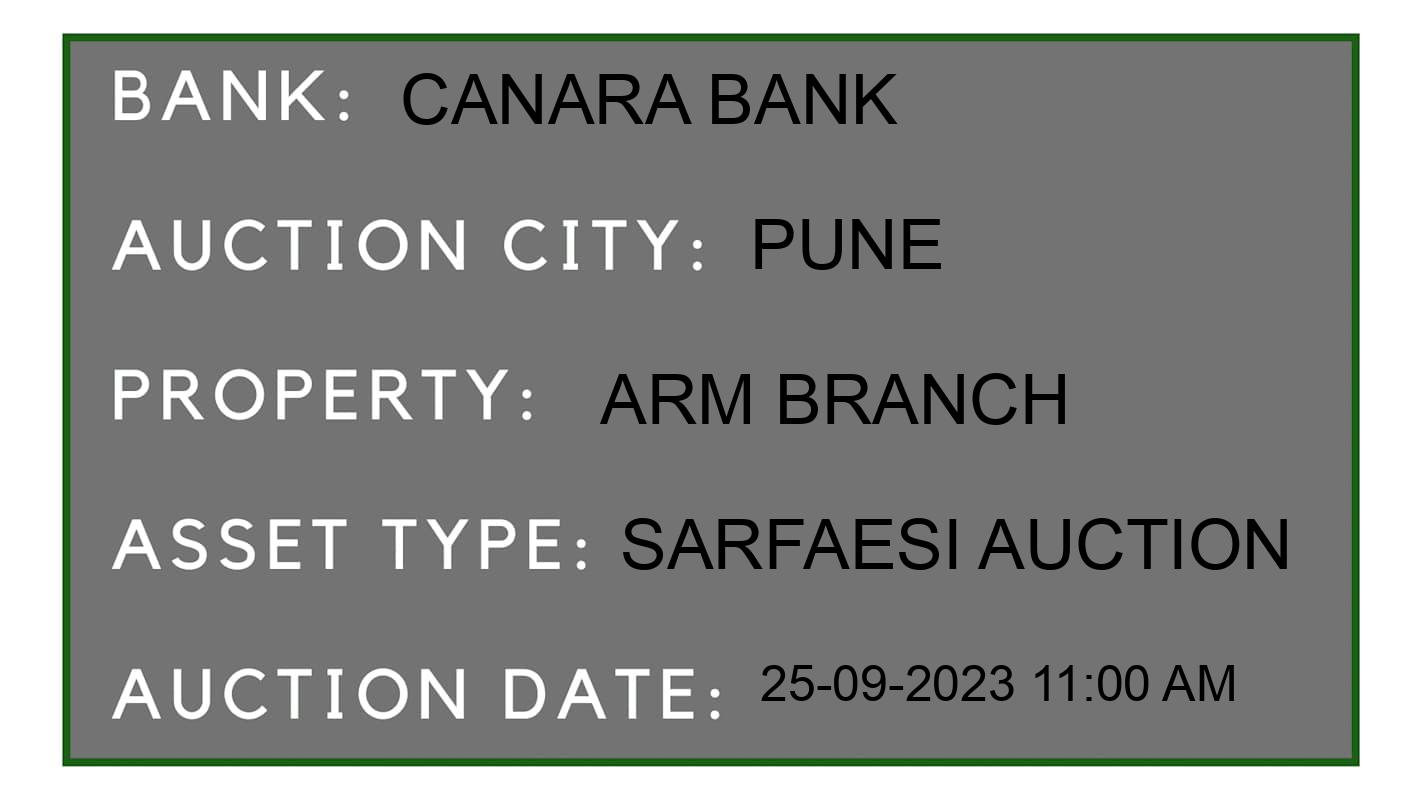 Auction Bank India - ID No: 189097 - Canara Bank Auction of Canara Bank auction for Residential Land And Building in Purandar, Pune