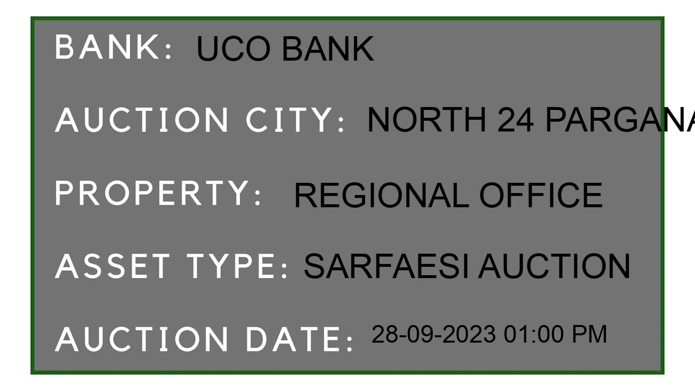 Auction Bank India - ID No: 189219 - UCO Bank Auction of UCO Bank auction for Residential Flat in Bidhan Nagar, North 24 Parganas
