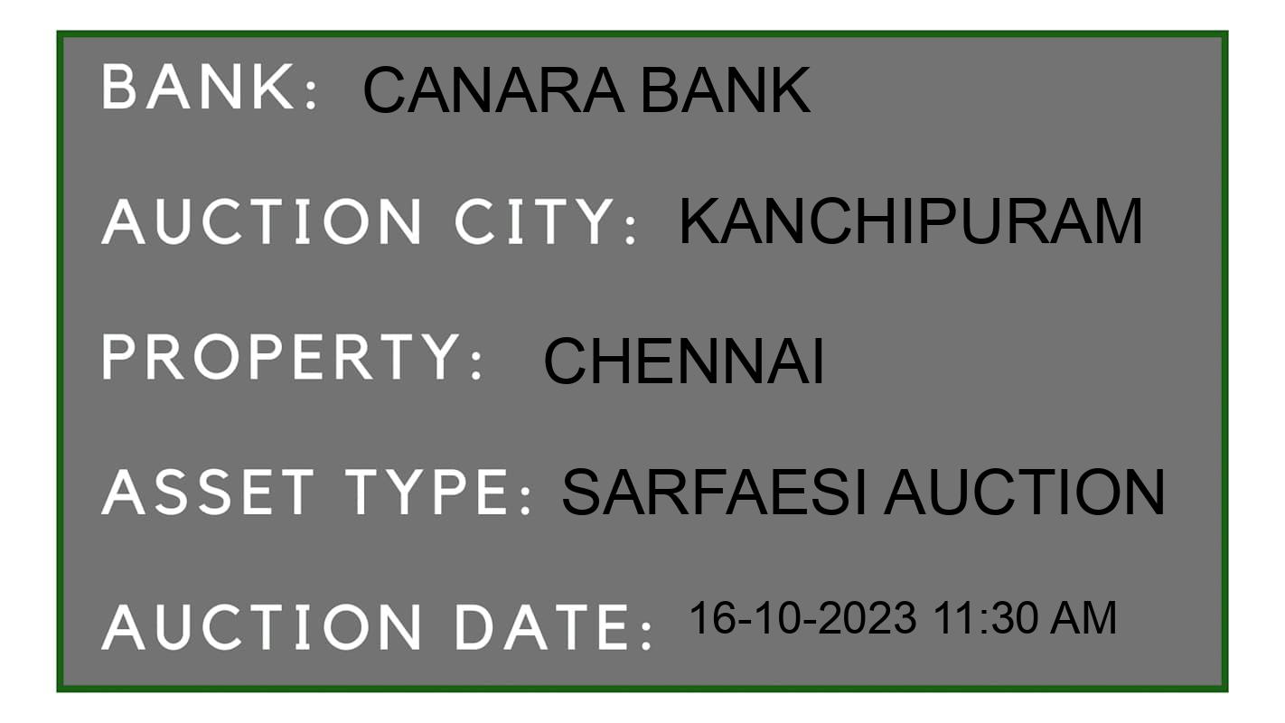 Auction Bank India - ID No: 189246 - Canara Bank Auction of Canara Bank auction for Residential Flat in Tambarm, Kanchipuram
