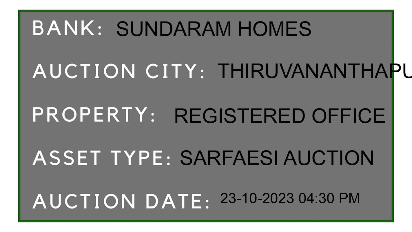 Auction Bank India - ID No: 189263 - Sundaram Homes Auction of Sundaram Homes auction for Land in Neyyattinkara, Thiruvananthapuram