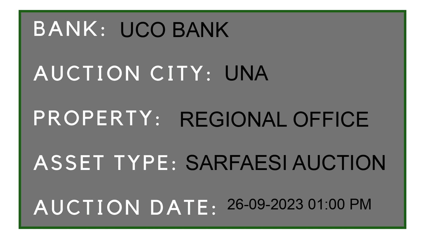 Auction Bank India - ID No: 189273 - UCO Bank Auction of UCO Bank auction for Industrial Land in Haroli, Una