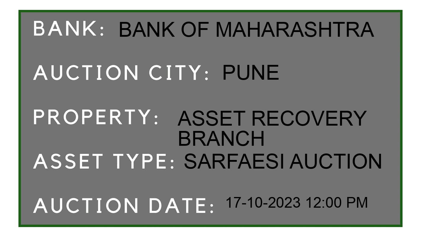 Auction Bank India - ID No: 189629 - Punjab National Bank Auction of Punjab National Bank auction for Commercial Office in Vashi, Thane