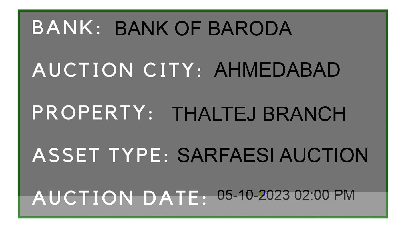 Auction Bank India - ID No: 189783 - Bank of Baroda Auction of Bank of Baroda auction for Residential Flat in Viramgam, Ahmedabad