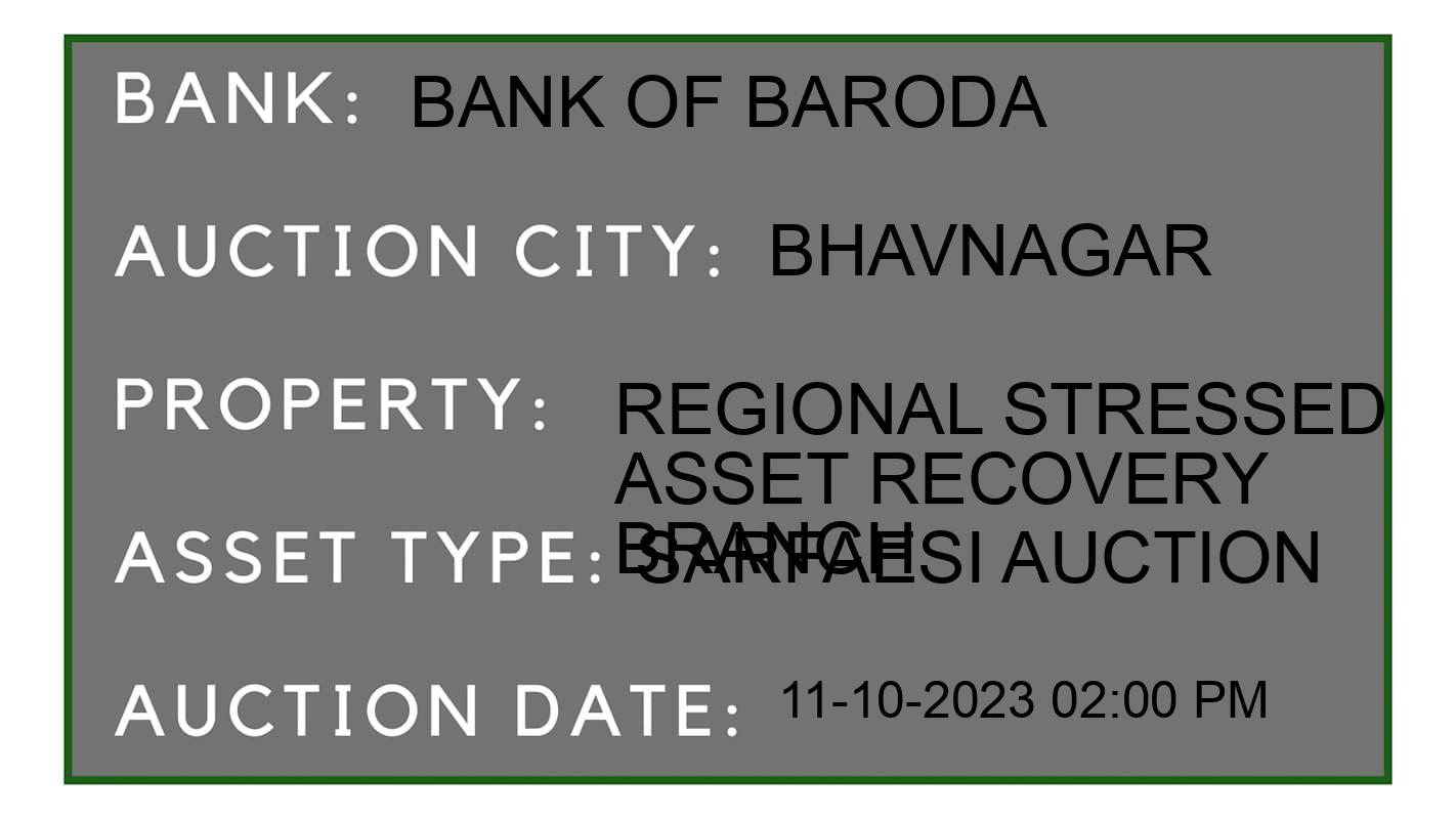 Auction Bank India - ID No: 189799 - Bank of Baroda Auction of Bank of Baroda auction for Plot in Bhavnagar, Bhavnagar