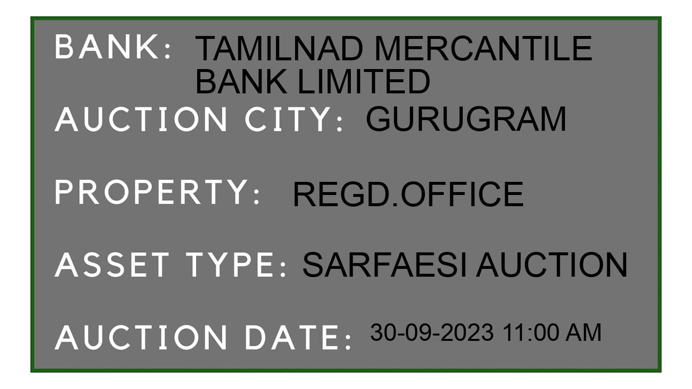 Auction Bank India - ID No: 189944 - Tamilnad Mercantile Bank Limited Auction of Tamilnad Mercantile Bank Limited auction for Residential House in Gurgaon, Gurugram