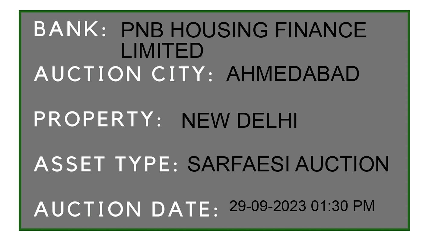 Auction Bank India - ID No: 190262 - PNB Housing Finance Limited Auction of PNB Housing Finance Limited auction for Residential House in Vinzol, Ahmedabad