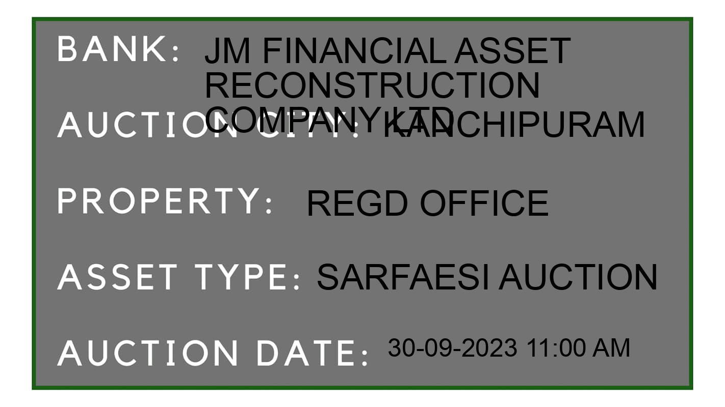 Auction Bank India - ID No: 191414 - JM Financial Asset Reconstruction Company Ltd Auction of JM Financial Asset Reconstruction Company Ltd auction for Plot in Pudhuchery, Kanchipuram