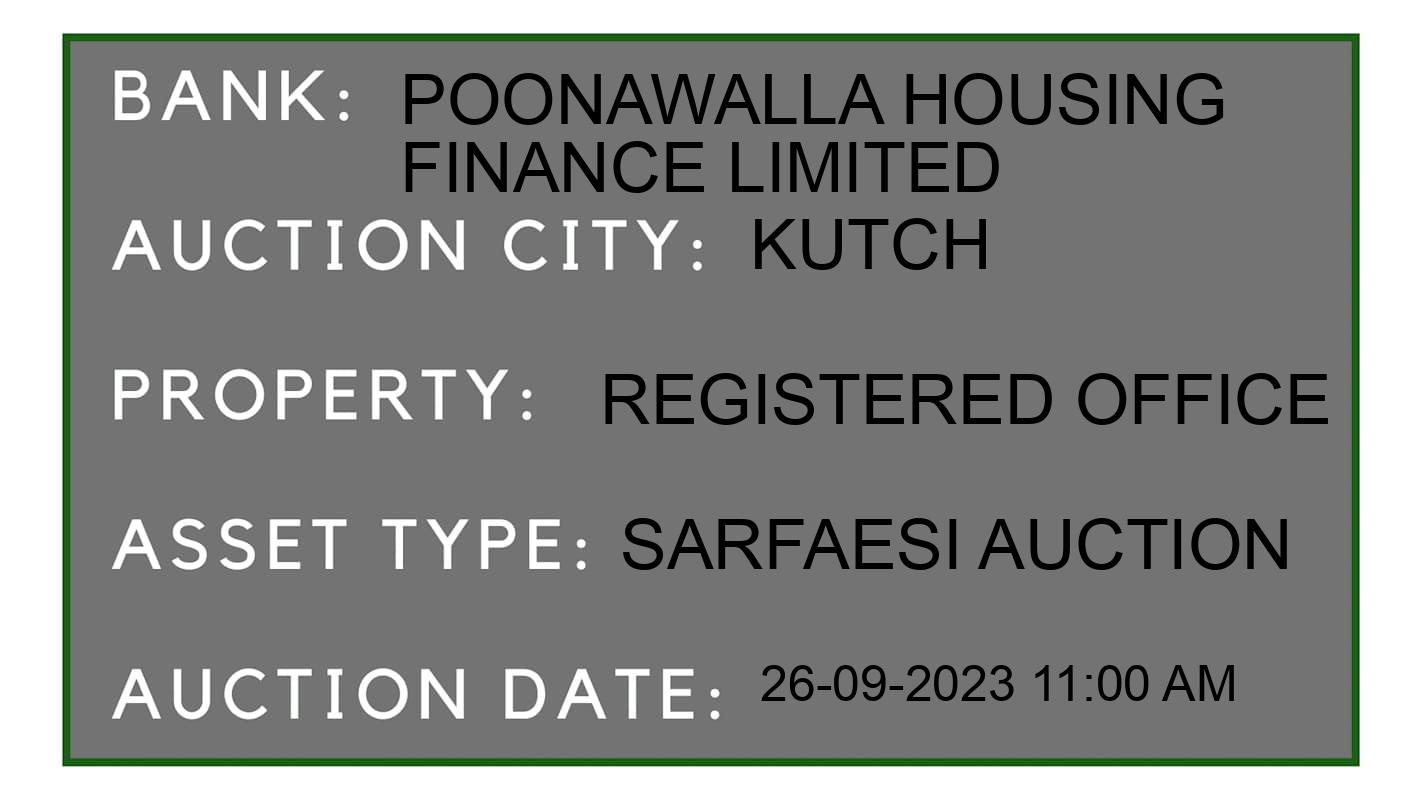 Auction Bank India - ID No: 191498 - Poonawalla Housing Finance Limited Auction of Poonawalla Housing Finance Limited auction for Plot in Anjar, Kutch