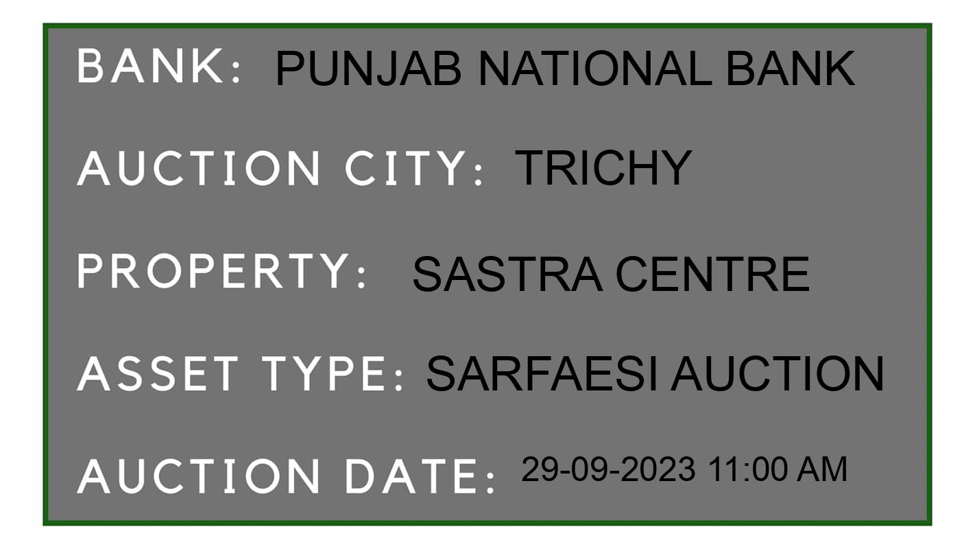 Auction Bank India - ID No: 191502 - Punjab National Bank Auction of Punjab National Bank auction for Residential Flat in Trichy, Trichy