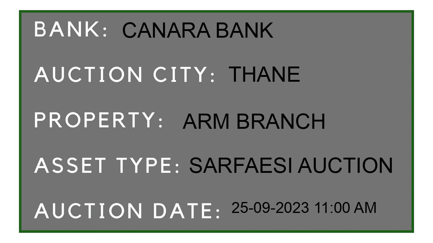 Auction Bank India - ID No: 191654 - Canara Bank Auction of Canara Bank auction for Residential Flat in Kolshet, Thane